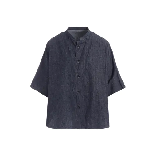 Yohji Yamamoto Y'S FW25 6OZ Воротник-стойка БЛОУЗА Рубашка Женская