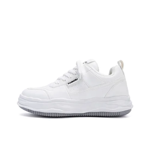 HUANQIU Термическое покрытие Легкий Низкий Топ Скейтборд Кроссовки Мужские Белые