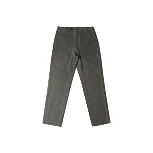 DOUBLE SEAM Армия Зеленый Мужской Повседневные Штаны