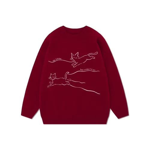 COLIY GIRL Бургунди Унисекс Свитера