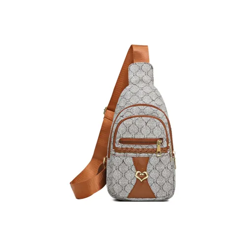 SMVP ПУ (полиуретан) Sling Сумка Стандартная Женская Коричневая Красная