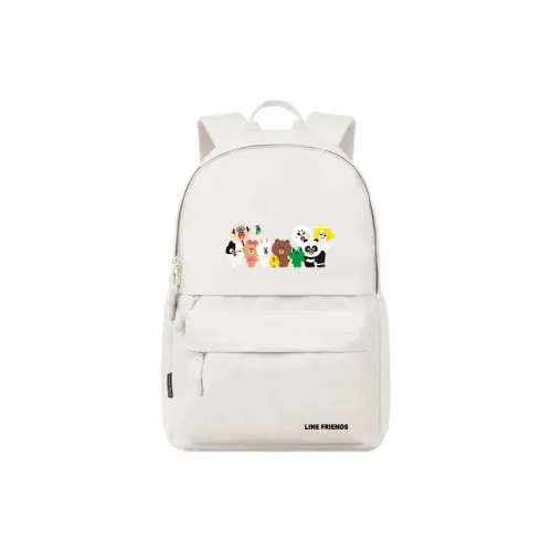 LINE FRIENDS Полиэстер Рюкзак Унисекс Экрю