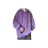 Флисовая подкладка фиолетового цвета