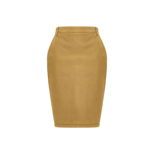 SAINT LAURENT FW25 Denim Длинная Юбка Женская