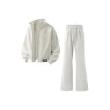 Комплект одежды (Топ экрю + низ серого цвета)