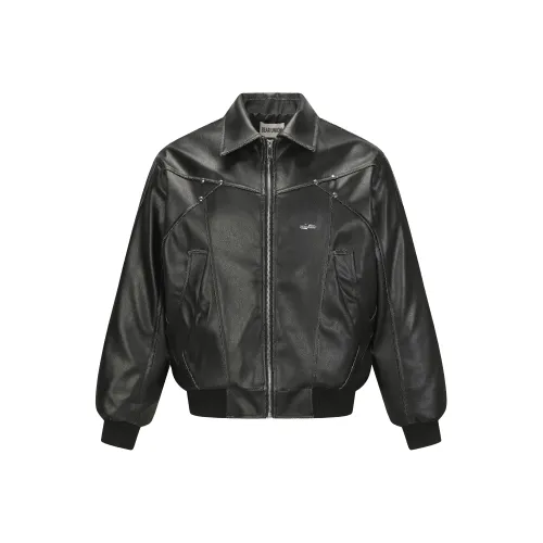 BEAR UNION Кожа Куртка Унисекс