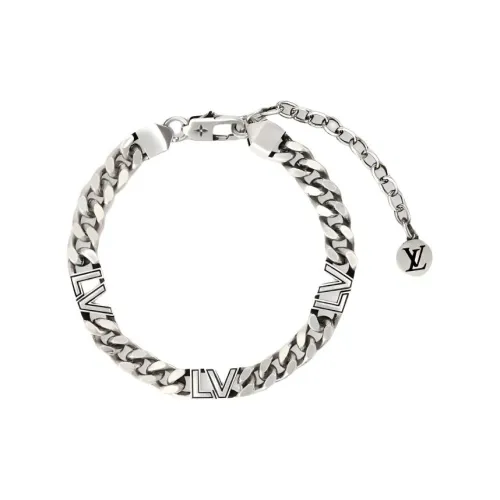 LOUIS VUITTON Club Silver Браслеты Мужской Серебряный