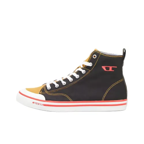 DIESEL Высокие Кроссовки для скейтбординга Мужские Черные