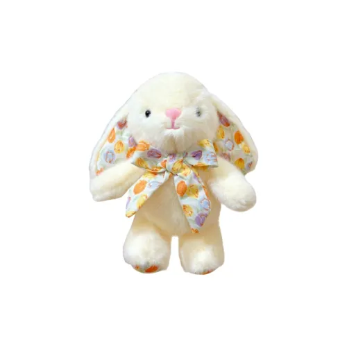 AIQINGCAOZHILIANWANJU Милый Цветочный Платье Длинные Серьги Кролик Плюшевый Брелок Плюшевая Подвеска 15 см Рекомендуемая Высота