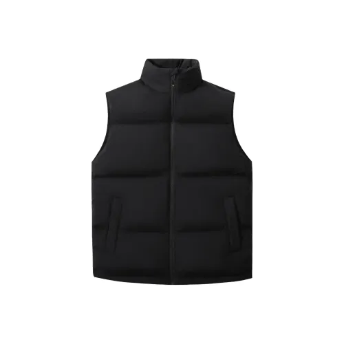 Maserati Black Women's Down Vest Мазерати Черный Женский Пуховый жилет