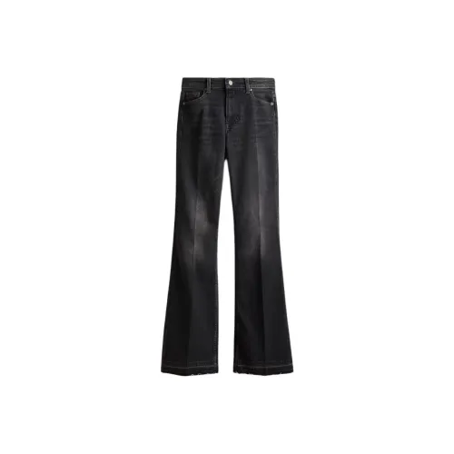 H M Темно-серые женские джинсы