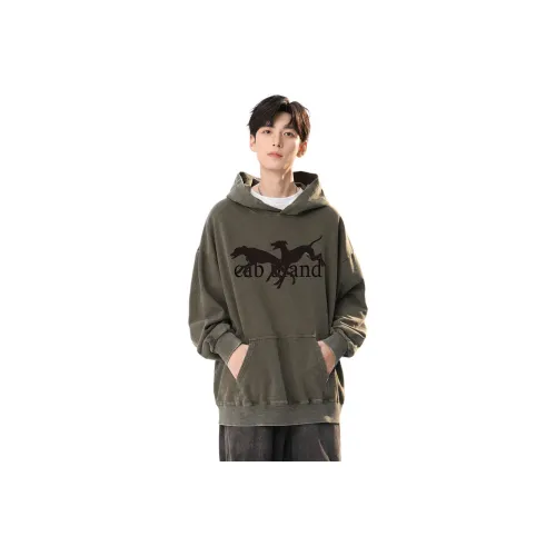 CCAABB Армейский зеленый Мужской Свитшот