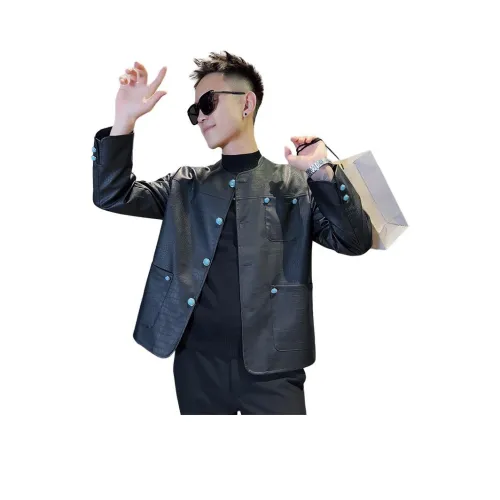 FRQ Черный Унисекс Кожаные куртки