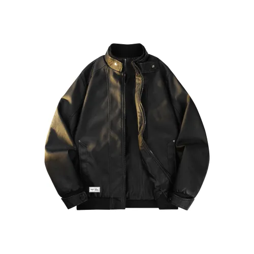 Budding Bear Кожа Куртка Унисекс