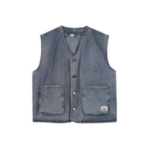 CAT'S PAW Синие Унисекс Жилеты