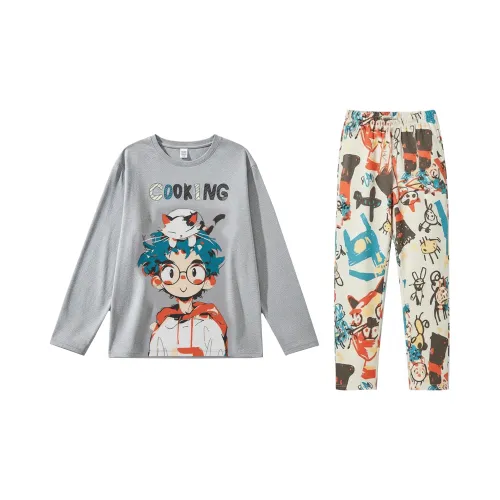 Qiao Ni Tong Изображение Цвет Мужской Пижамный Комплект