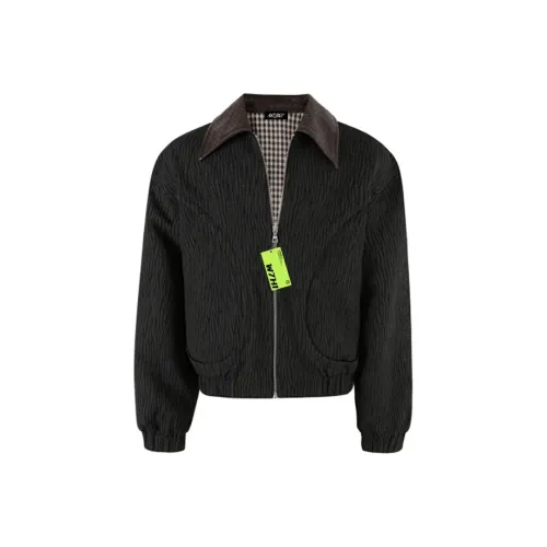 W7H1 Черный Унисекс Куртки