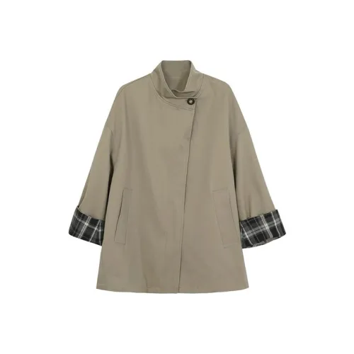 COVT Хаки Женская Тренч-куртка