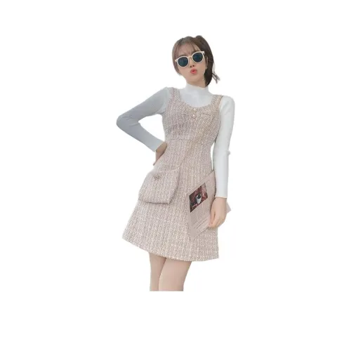 XIANSINIAO Длинное платье с длинными рукавами женское