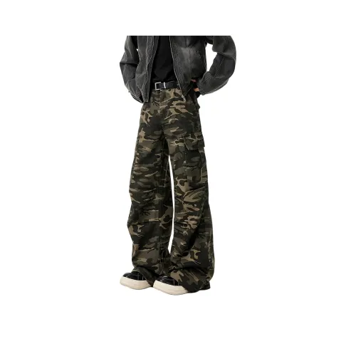 KAIZZGAO Камуфляж Мужские Джинсы