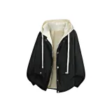 Черный с флисовой подкладкой