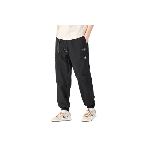 CCAABB Черные Мужские Повседневные Штаны