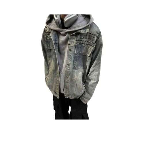 PISYPOX Синий Унисекс Джинсовые куртки