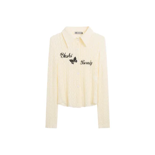 Ant Studio Абрикос Женские Рубашки