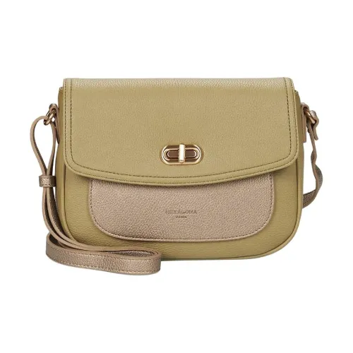 H HEXAGONA PARIS Однотонная Сумка через плечо Женская Бежевая