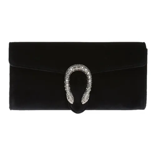 GUCCI Dionysus Вельвет Клатч Стандартный Женский Черный