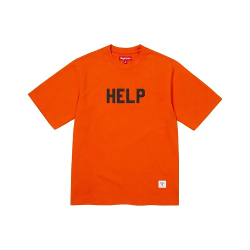 Supreme FW25 Week6 Help S S Топ T Рубашка Унисекс