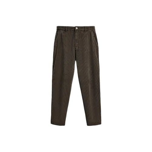 ZARA Коричневый Мужской Повседневный Брюки