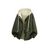 Армейский зеленый с флисовой подкладкой