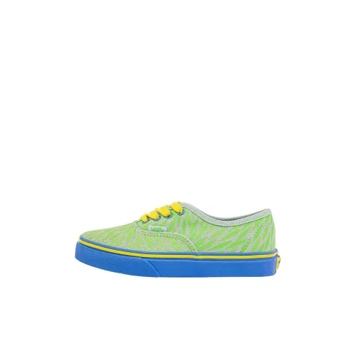 SARAH ANDELMAN x Vans Аутентичные низкие кеды для скейтбординга зеленого и синего цвета детские