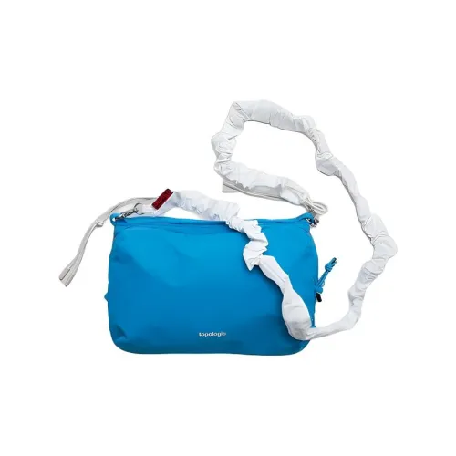 Topologie Нейлоновая бутылочная сумка через плечо большая унисекс атомный синий