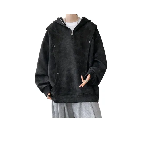 BONAS Tie Dye Черный Мужской Свитшот