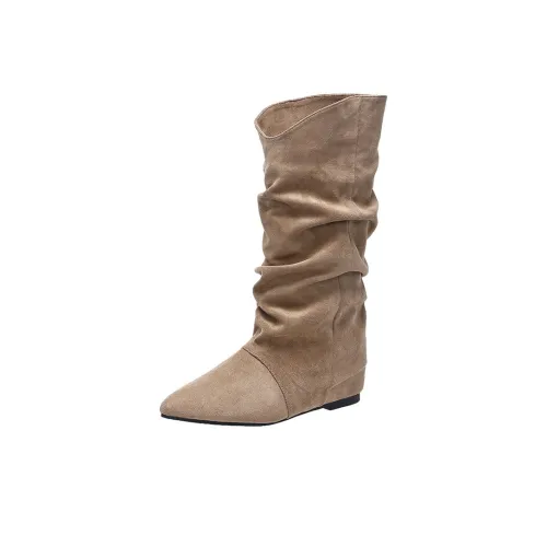 CAOT Колено Высокие сапоги Хаки Женские