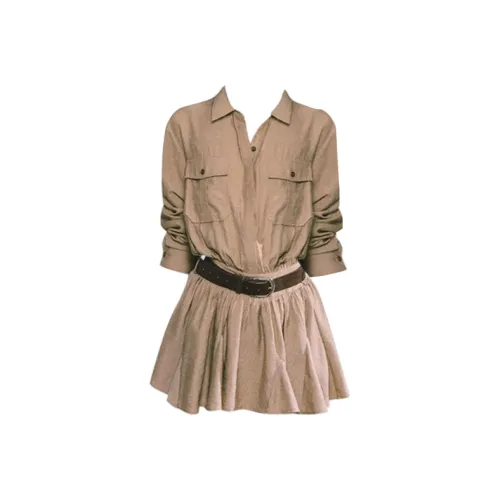 Frustration Garden Длинное платье с длинными рукавами женское