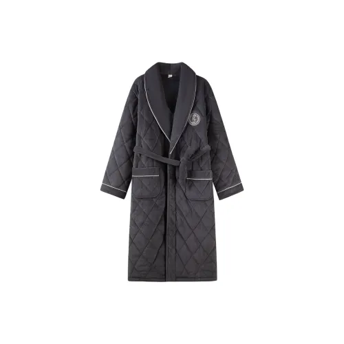 Qin Jing Sleep Халат Мужской Угольный Серый