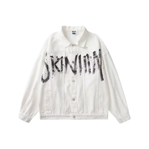 GOYN Белый Мужской Джинсовые Куртки