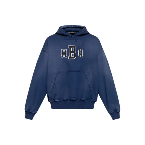 Misbhv Темно-синий Синий Мужской Свитшот