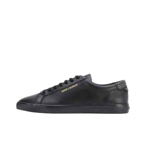 SAINT LAURENT Court Classic Low Скейтборд Кроссовки Мужские Черные