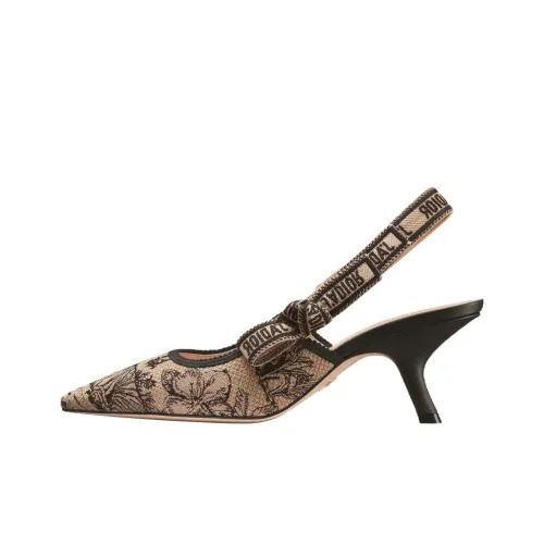 DIOR J'Adior Узкий каблук Высокие каблуки 6,5 см Женские Бежевый Черный