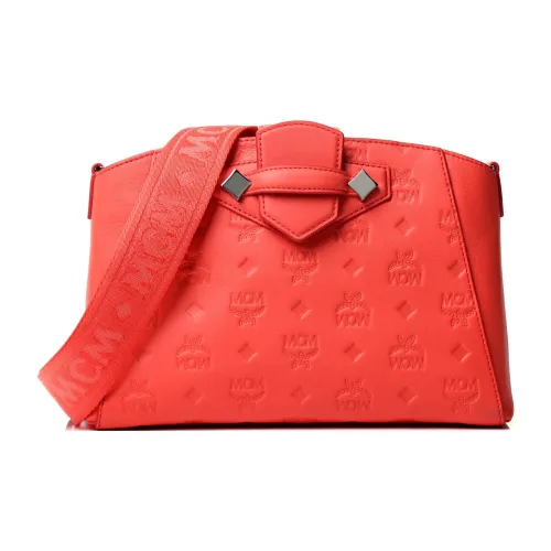 MCM Кожа Сумка через плечо Маленькая Женская Красная