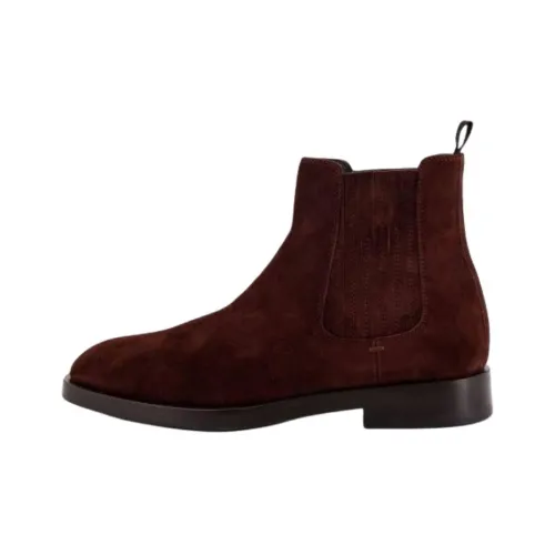 BRUNELLO CUCINELLI Ankle Длина (размер в длину) Челси Мужской Коричневый