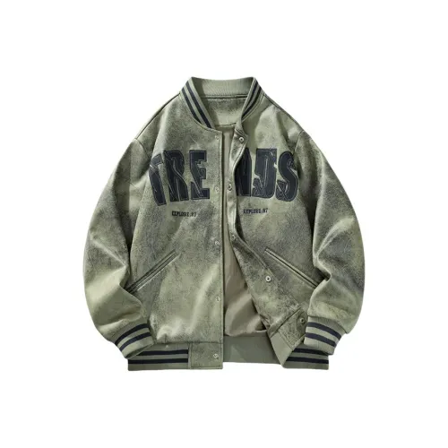 HATCHESSEL Замша Бейсбольная куртка Мужская