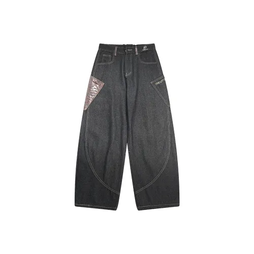 FORCEPULR Черный Унисекс Джинсы