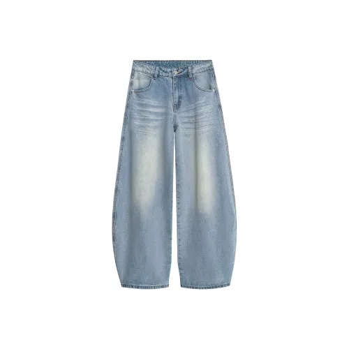 Pen Apricot Синий Унисекс Джинсы