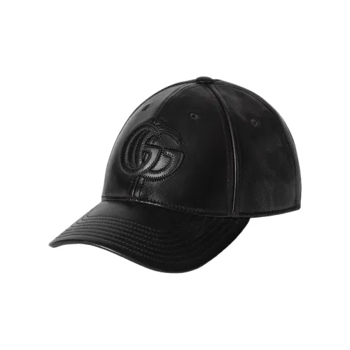 GUCCI Кожа Кепки Унисекс Черный