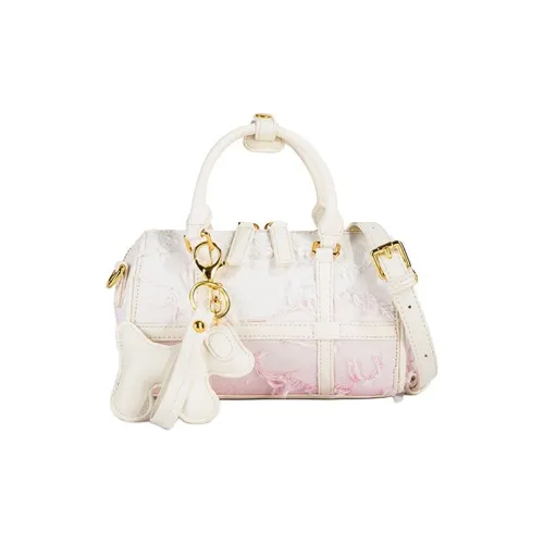 MACKJANICE Полиуретан Сумка Женская Кисточка Градиент Розовый Кисточка Белый